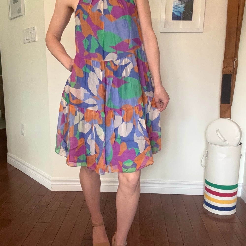 Colorful FRNCH Midi Dress